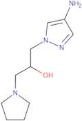 1-(4-Amino-1H-pyrazol-1-yl)-3-(pyrrolidin-1-yl)propan-2-ol