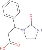 3-(2-Oxoimidazolidin-1-yl)-3-phenylpropanoic acid