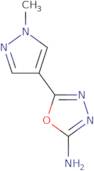 5-(1-Methyl-1H-pyrazol-4-yl)-1,3,4-oxadiazol-2-amine