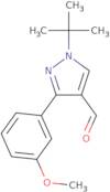 1-tert-Butyl-3-(3-methoxyphenyl)-1H-pyrazole-4-carbaldehyde