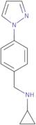 N-{[4-(1H-Pyrazol-1-yl)phenyl]methyl}cyclopropanamine