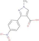 1-Methyl-3-(4-nitrophenyl)-1H-pyrazole-4-carboxylic acid