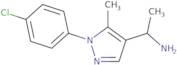 1-[1-(4-Chlorophenyl)-5-methyl-1H-pyrazol-4-yl]ethan-1-amine