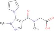 2-{N-Methyl-1-[1-methyl-5-(1H-pyrrol-1-yl)-1H-pyrazol-4-yl]formamido}acetic acid