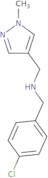[(4-Chlorophenyl)methyl][(1-methyl-1H-pyrazol-4-yl)methyl]amine