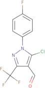 5-chloro-1-(4-fluorophenyl)-3-(trifluoromethyl)-1H-pyrazole-4-carbaldehyde