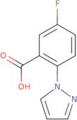 5-Fluoro-2-(1H-pyrazol-1-yl)benzoic acid