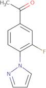 3'-Fluoro-4'-(1H-pyrazol-1-yl)acetophenone