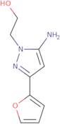 2-[5-Amino-3-(furan-2-yl)-1H-pyrazol-1-yl]ethan-1-ol