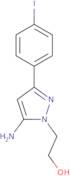 2-[5-Amino-3-(4-iodophenyl)-1H-pyrazol-1-yl]ethan-1-ol