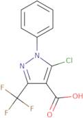 5-chloro-1-phenyl-3-(trifluoromethyl)-1H-pyrazole-4-carboxylic acid