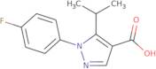 1-(4-Fluorophenyl)-5-(propan-2-yl)-1H-pyrazole-4-carboxylic acid