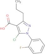 5-Chloro-1-(2-fluorophenyl)-3-propyl-1H-pyrazole-4-carboxylic acid