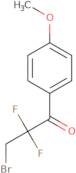 3-Bromo-2,2-difluoro-1-(4-methoxyphenyl)propan-1-one