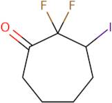 2,2-Difluoro-3-iodocycloheptan-1-one