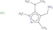 4-(Aminomethyl)-N,N,1,3-tetramethyl-1H-pyrazol-5-amine hydrochloride