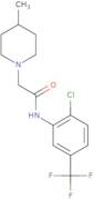 N-(2-Chloro-5-trifluoromethyl-phenyl)-2-(4-methyl-piperidin-1-yl)-acetamide