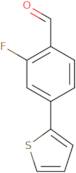 2-Fluoro-4-(thiophen-2-yl)benzaldehyde