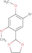 1-bromo-2,4-dimethoxy-5-(1,3-dioxolan-2-yl)benzene