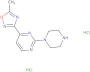 4-(5-Methyl-1,2,4-oxadiazol-3-yl)-2-(piperazin-1-yl)pyrimidine dihydrochloride