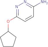 6-(Cyclopentyloxy)-3-pyridazinamine