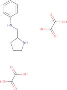 N-[(Pyrrolidin-2-yl)methyl]aniline, bis(oxalic acid)