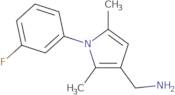 ([1-(3-Fluorophenyl)-2,5-dimethyl-1H-pyrrol-3-yl]methyl)amine