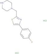 1-{[4-(4-Fluorophenyl)-1,3-thiazol-2-yl]methyl}piperazine dihydrochloride