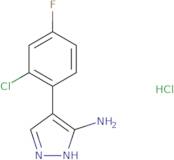 4-(2-Chloro-4-fluorophenyl)-1H-pyrazol-5-amine hydrochloride