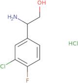 2-Amino-2-(3-chloro-4-fluorophenyl)ethan-1-ol hydrochloride