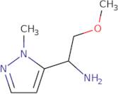 2-Methoxy-1-(1-methyl-1H-pyrazol-5-yl)ethan-1-amine