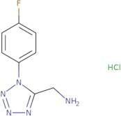 ([1-(4-Fluorophenyl)-1H-tetrazol-5-yl]methyl)amine hydrochloride