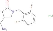 4-(Aminomethyl)-1-(2,6-difluorobenzyl)pyrrolidin-2-one hydrochloride