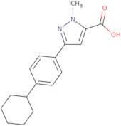 3-(4-Cyclohexylphenyl)-1-methyl-1(H)-pyrazole-5-carboxylic acid
