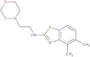 4,5-Dimethyl-N-(2-morpholin-4-ylethyl)-1,3-benzothiazol-2-amine