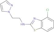 4-Chloro-N-[2-(1H-pyrazol-1-yl)ethyl]-1,3-benzothiazol-2-amine