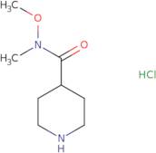 N-Methoxy-N-methylpiperidine-4-carboxamide hydrochloride