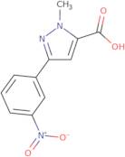 1-Methyl-3-(3-nitrophenyl)-1{H}-pyrazole-5-carboxylic acid