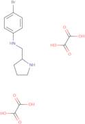 4-Bromo-N-(pyrrolidin-2-ylmethyl)aniline dioxalate