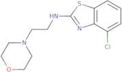 4-Chloro-N-(2-morpholin-4-ylethyl)-1,3-benzothiazol-2-amine