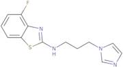 4-Fluoro-N-[3-(1H-imidazol-1-yl)propyl]-1,3-benzothiazol-2-amine
