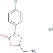 5-(Aminomethyl)-3-(4-chlorophenyl)-1,3-oxazolidin-2-one hydrochloride