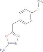 5-[4-(Methylthio)benzyl]-1,3,4-oxadiazol-2-amine