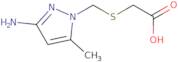 2-{[(3-Amino-5-methyl-1H-pyrazol-1-yl)methyl]sulfanyl}acetic acid