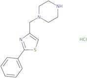 1-[(2-Phenyl-1,3-thiazol-4-yl)methyl]piperazine hydrochloride