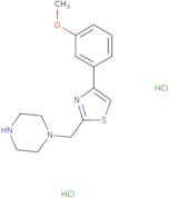1-{[4-(3-Methoxyphenyl)-1,3-thiazol-2-yl]methyl}piperazine dihydrochloride