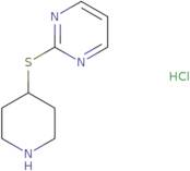 2-(Piperidin-4-ylthio)pyrimidine hydrochloride