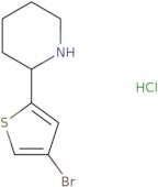 2-(4-Bromo-2-thienyl)piperidine, HCl