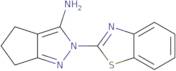 2-(1,3-Benzothiazol-2-yl)-2,4,5,6-tetrahydrocyclopenta[C]pyrazol-3-amine