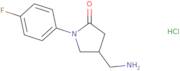 4-(Aminomethyl)-1-(4-fluorophenyl)pyrrolidin-2-one hydrochloride